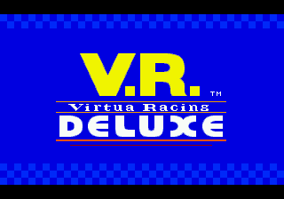 Virtua Racing Deluxe (E) Title Screen